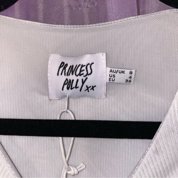 Princess Polly Grey Tie-Die Mini Scrunch Dress - Picture 3 of 3